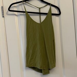 Olive Green Women's Workout Tank Top